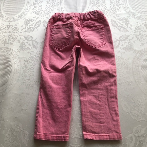 Truly Scrumptious Designed By Heidi Klum Pink Denim Jeans Pants Girls Size 5T - Picture 2 of 16